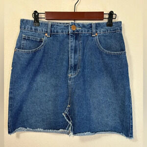 Cotton On A-Line Denim Mini Skirt